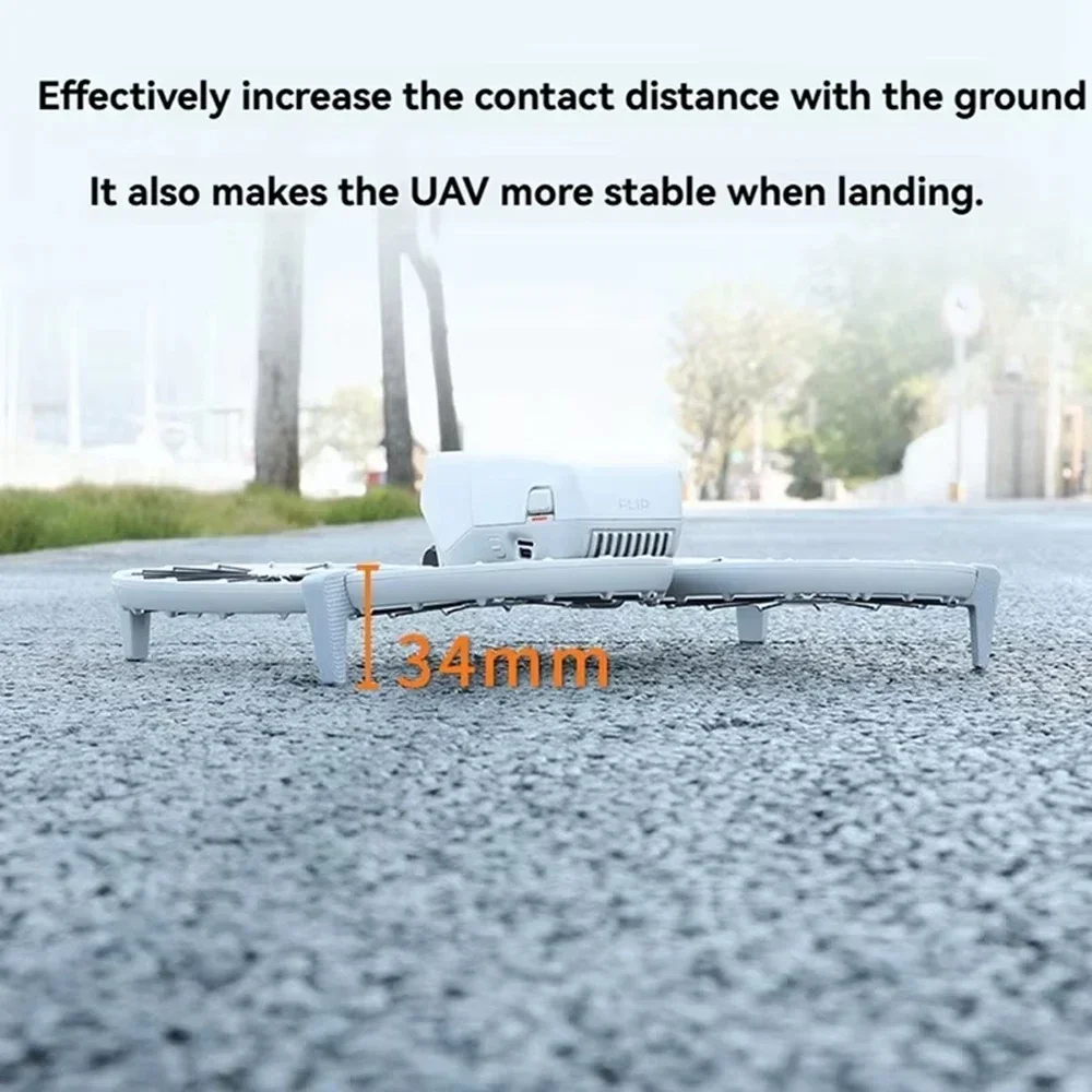 Landing Gear For DJI flip Rear Bracket Height Increasing Tripod Legs Gimbal Protection Fixed Bracket Support Leg For DJI flip