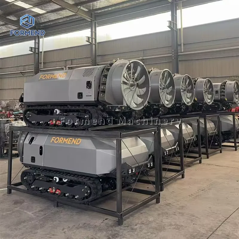Multi-functional Crawler Sprayer Machine Remote Air Blast Sprayer For Orchard Vineyard Greenhouse Farm Plant Protection