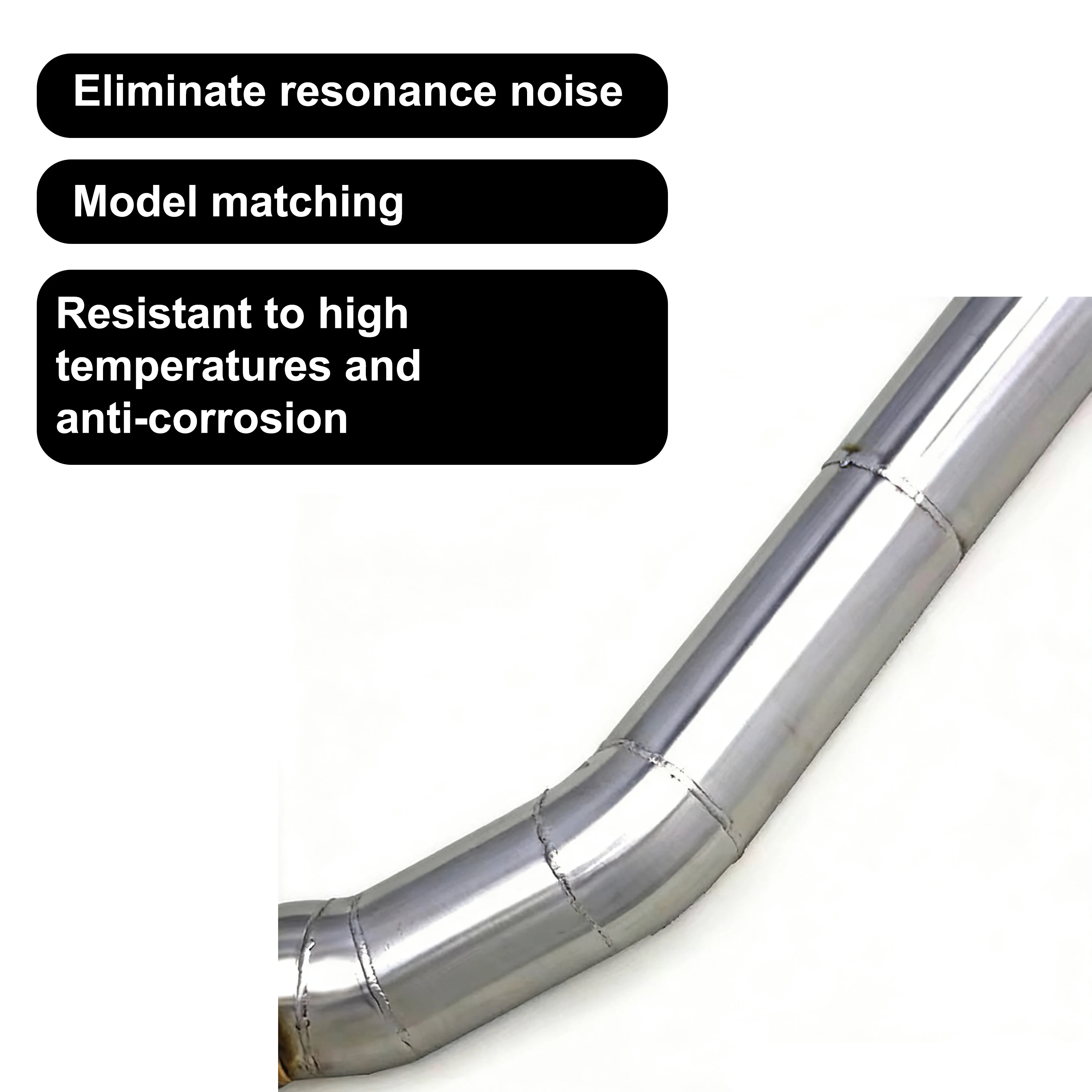 ACE Einzel-Midpipe für BMW S55 M3 F80 M4 F82 3.0T Midpipe Auspuff 3,5" 89mm Hochleistungs-SUS304 Midpipe Auspuffanlage – Detail 9
