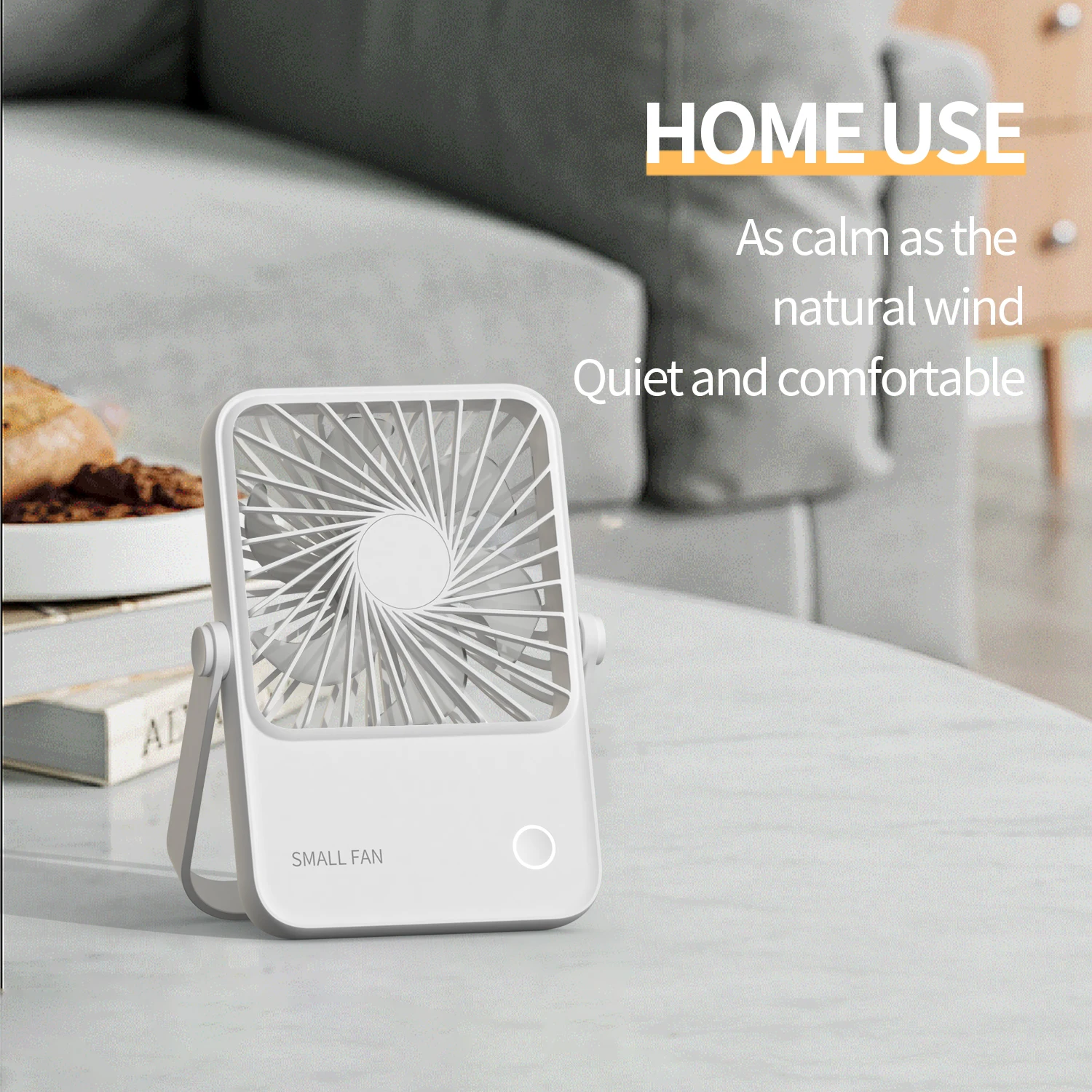Popular Multifunction Desktop Cooling Fan Hanging Wall Portable Celling Fan Outdoor Home Rechargeable 3 Modes Desktop Fan
