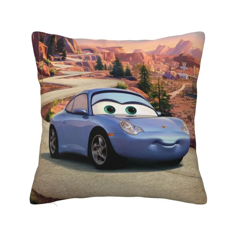 Luxury Cartoon Pixar Cars Cushion Cover 45*45 cm Polyester Throw Pillow Case for Living Room Bedding Sofa Pillowcase