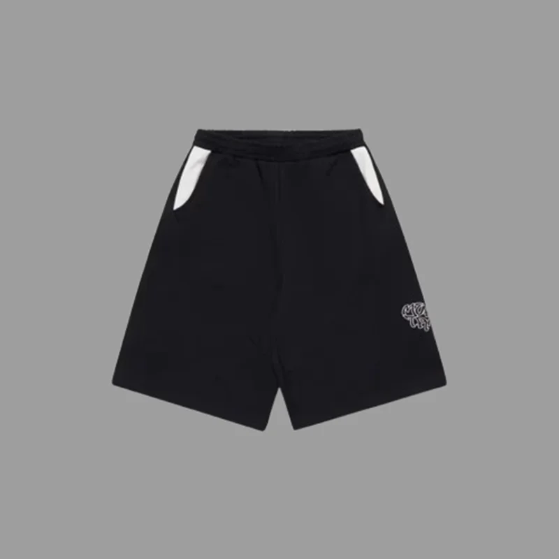 Embroidered retro sports and casual shorts Mertra graphics simple patchwork shorts y2k retro track shorts streetwear