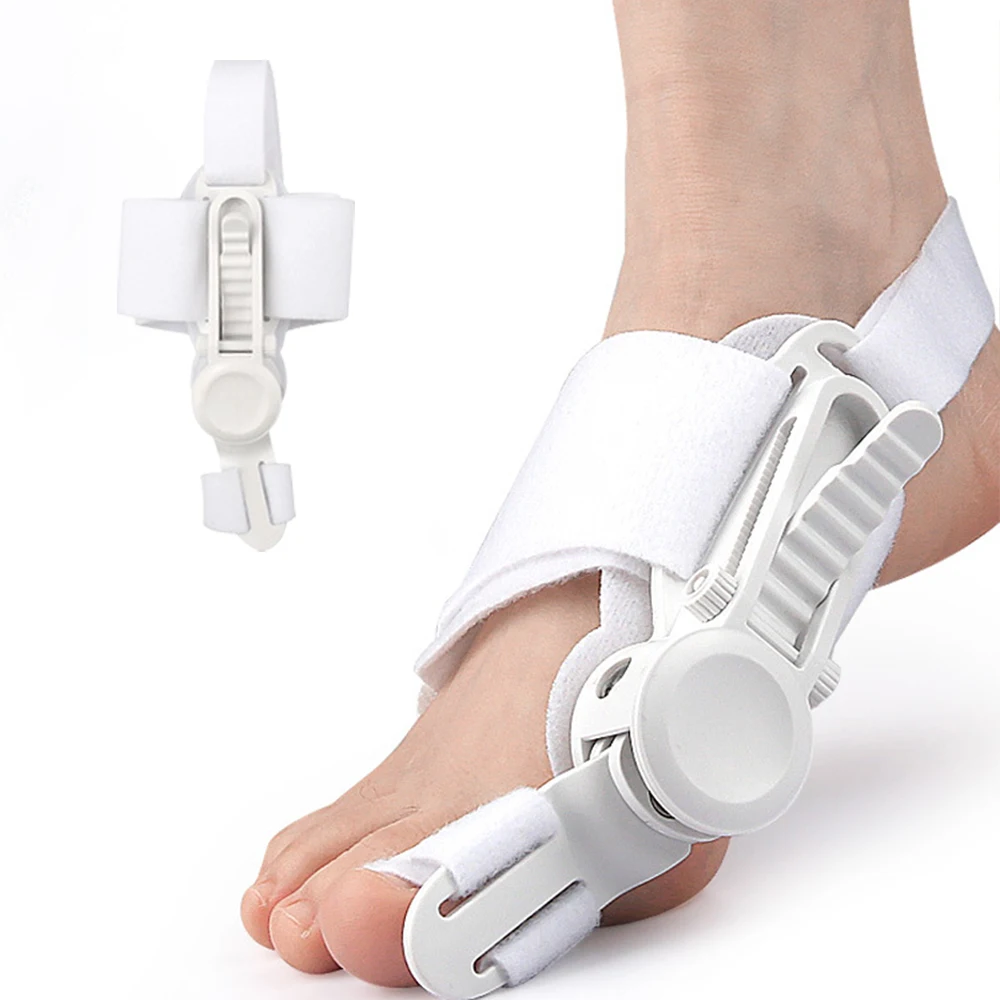 Bunion Corrector Unisex piede alluce valgo bretelle separatore punta girevole raddrizzatore Pedicure regolabile correttore dita dei piedi