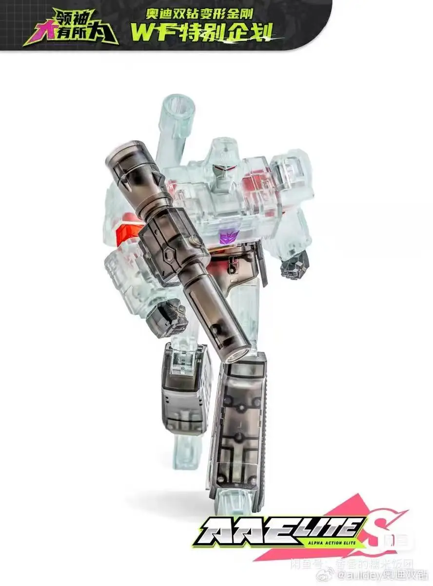 Op voorraad WF Venue Limited Audi Double Diamond Transformed Toys Kleurrijke AAE-serie OP Commander Megatron-combinatie