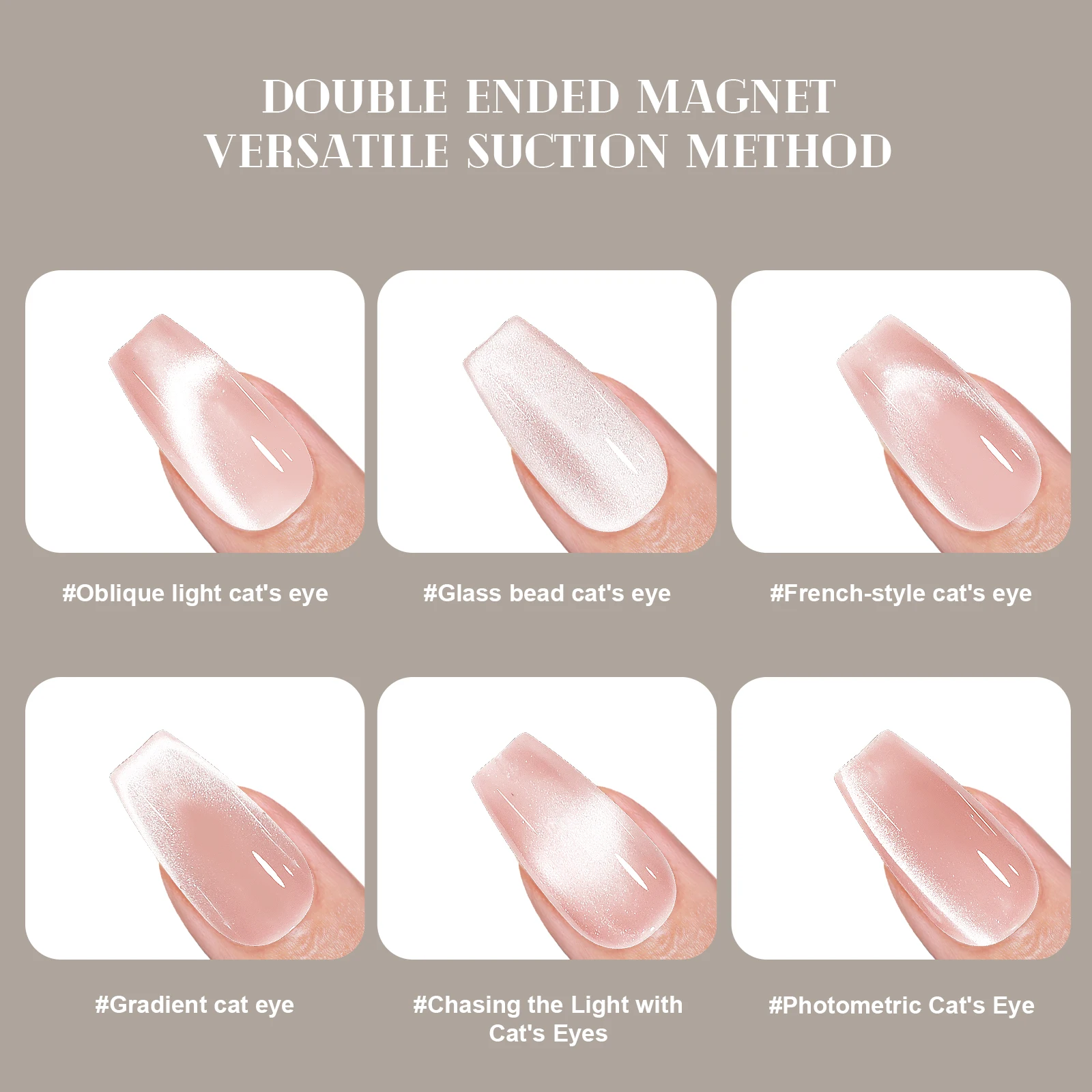 1 قطعة قضيب مغناطيسي قوي ل القط العين هلام البولندية مسمار المغناطيس أداة مزدوجة رئيس المغناطيس القلم المغناطيس عصا ثلاثية الأبعاد المغناطيسي القط العين هلام بولي