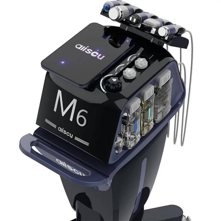 6 in1 플라즈마 아쿠아 워터 필 페이스 BIO 페이스 리프트 다기능 하이드라 더마브레이션 기계 피부 관리 뷰티 장비