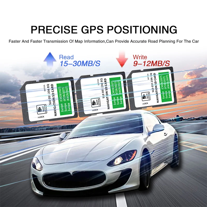 GPS Sat Nav for Skoda Octavia Superb Fabia Rapid Car Amundsen GEN2 Navigation SD Card 2027 Navi Update Full Map UK EU