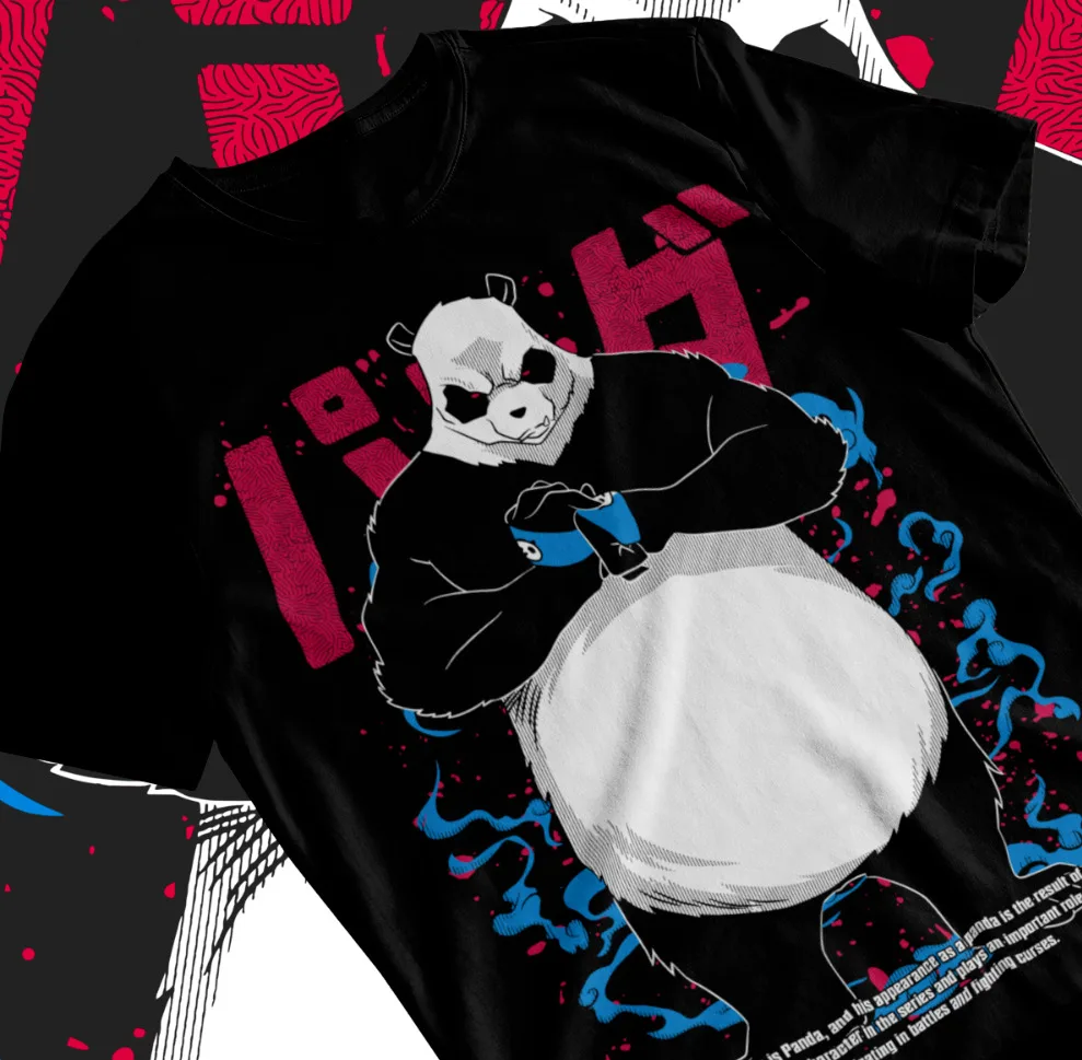 

Panda T-Shirt Jujutsu Kaisen Anime JJK Gojo Satoru Shirt Soft Tee All Sizes