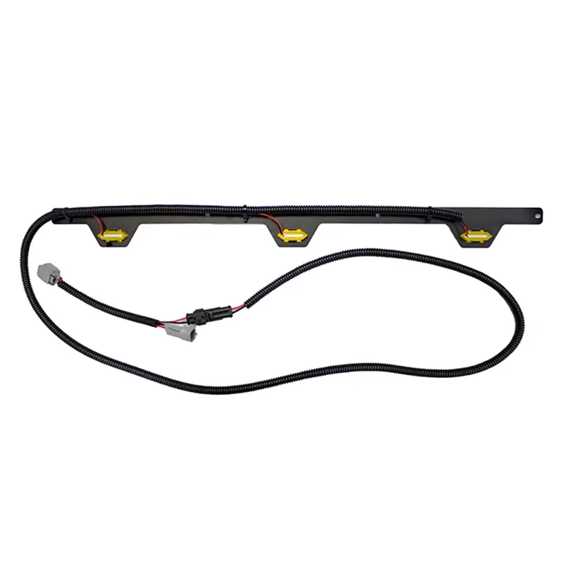 

Для автомобиля Ford Ranger, небольшой кронштейн из алюминиевого сплава Raptor, светодиодная желтая решетка, комплект освещения-A74F