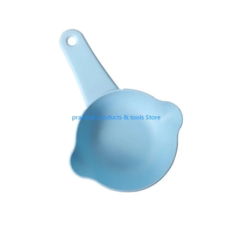 77JB красочный Scooper Cup Cup Spoon Прочный материал PP Случайный цвет