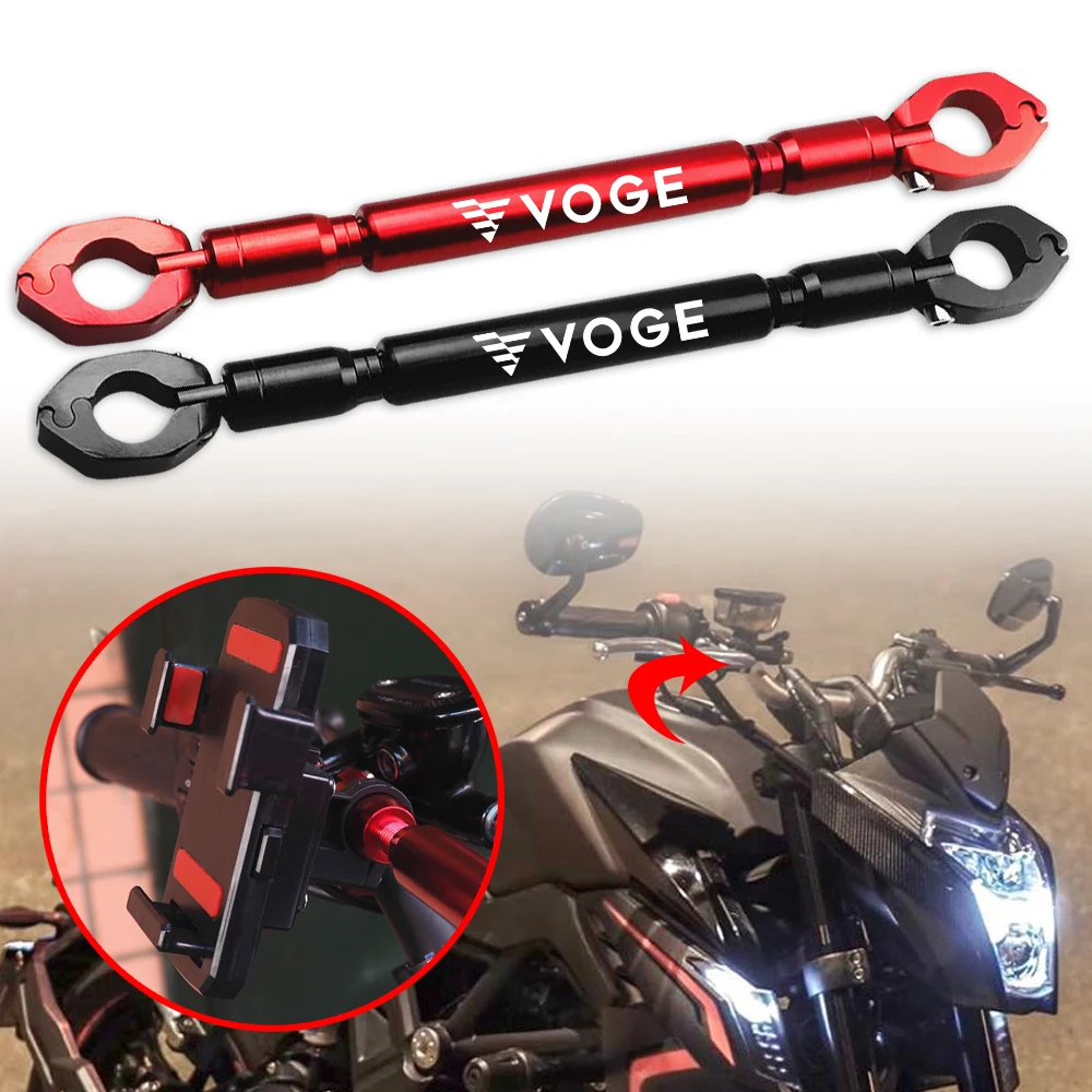 

Motorcycle Balance Bar Handlebar CNC Crossbar Levers Phone Holder Parts Fit For LONCIN VOGE 300R 300DS 300AC 300 R Accessories