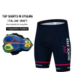 Quick step 2025 Gel Cycling Shorts Mtb Bretelles Lycra Men's Pants Bibs Triathlon Short Pns Road Bike Culotte Maillot Clothing