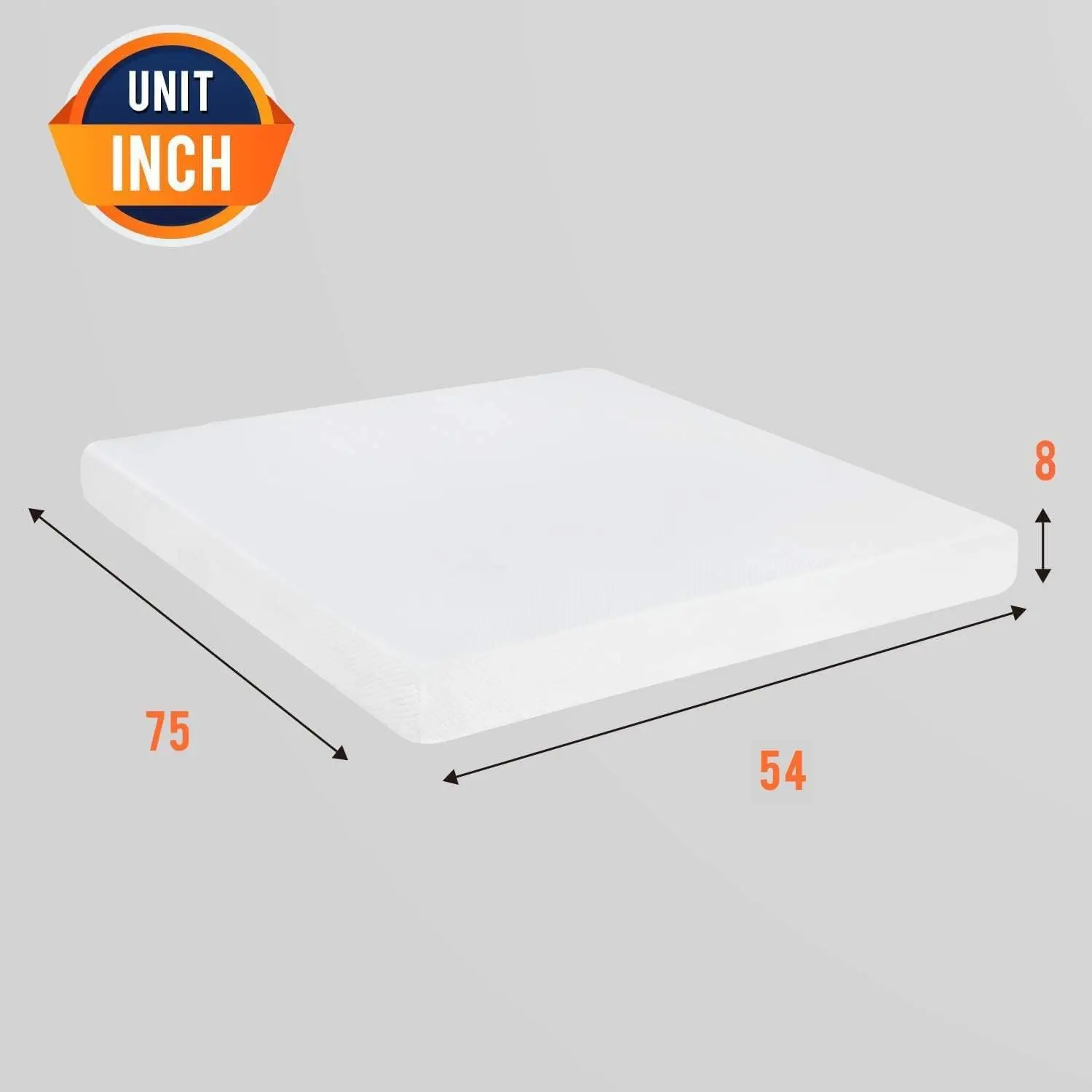 6/8/10/12 inch Gel Memory Foam Mattress for Cool Sleep & Pressure Relief, Medium Firm Mattresses CertiPUR-US