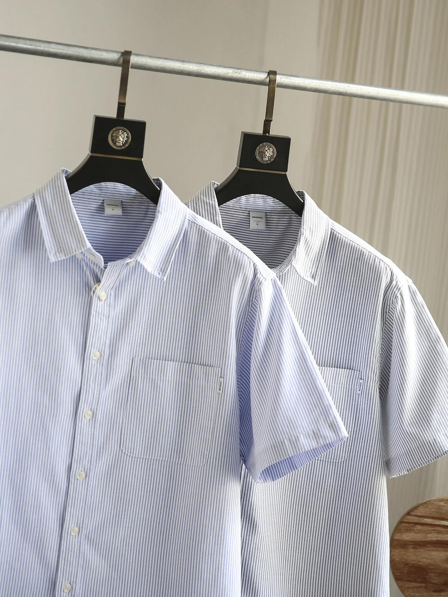 

Новая летняя мужская повседневная рубашка в стиле ретро с японским художественным принтом, полосатая, классического свободного кроя, дышащая, молодежная, модная