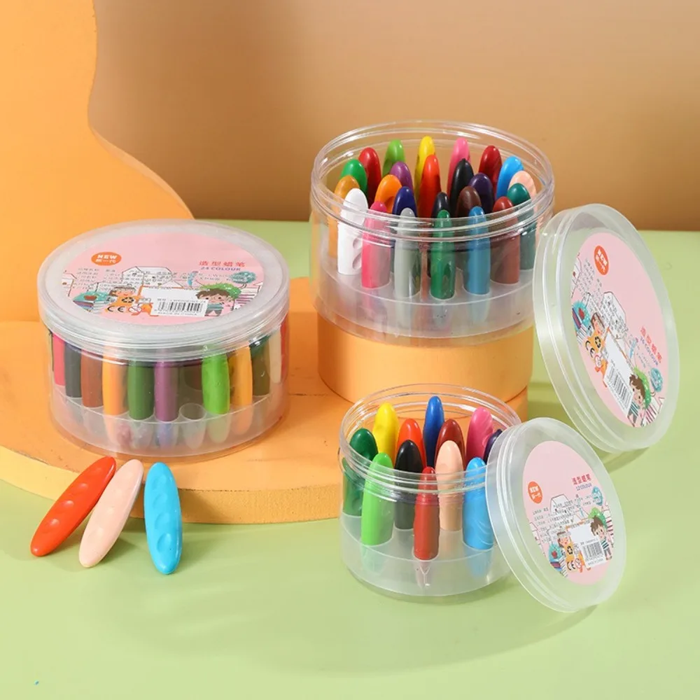 Creative Washable Peanut Crayons Safe Erasable Oil Painting Stick Do Not Dirty Hands Toddler Crayons Gifts