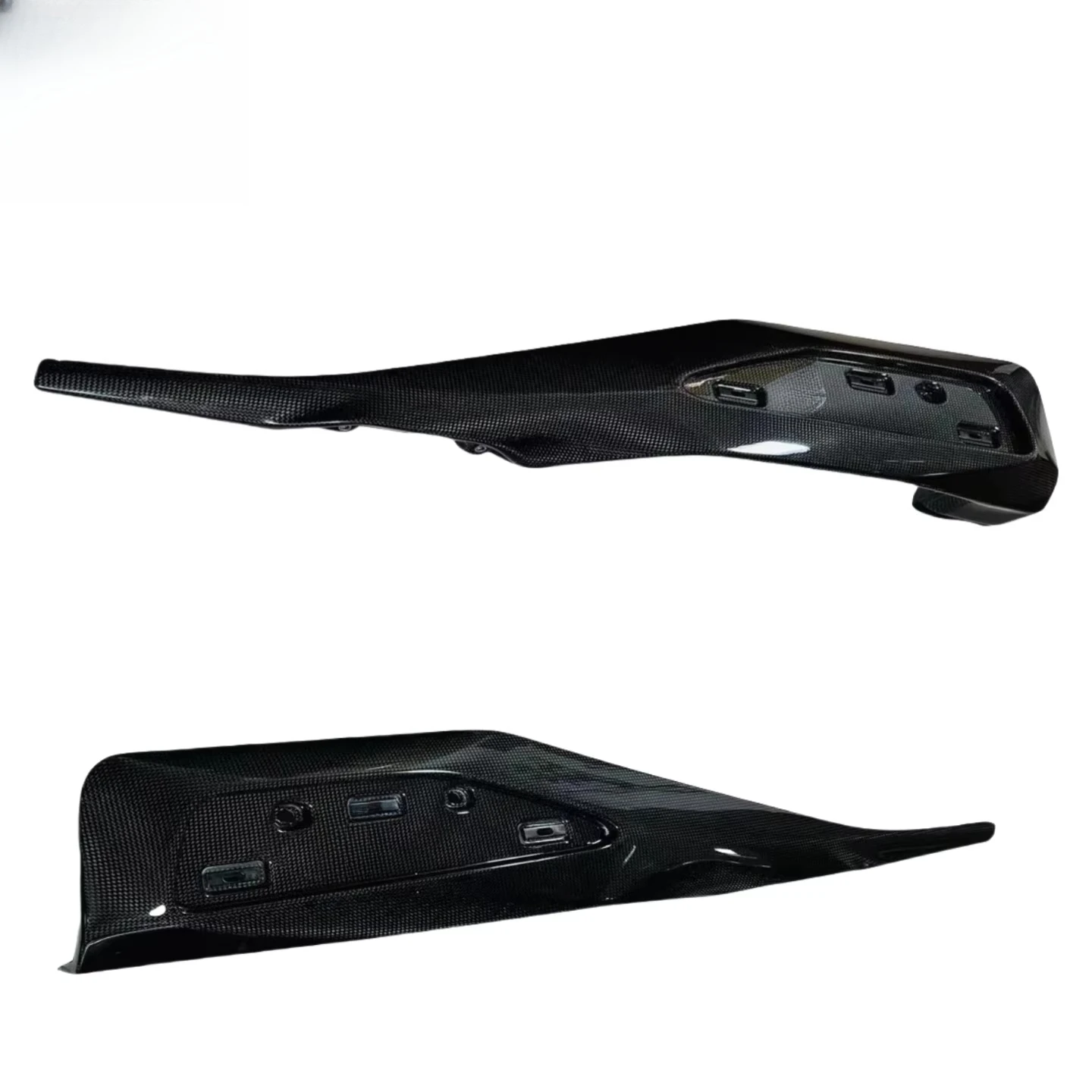 OEM Style Dry Carbon Fiber Car Interior Shift Center Control Panel For  SF90
