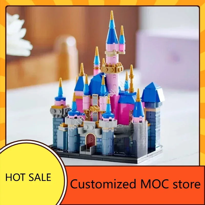 528PCS MOC Medieval Castle  Puzzle Mini Beauty Sleeping Castle DIYAssembly Set Christmas Birthday Toy For Holiday GiftKids Age