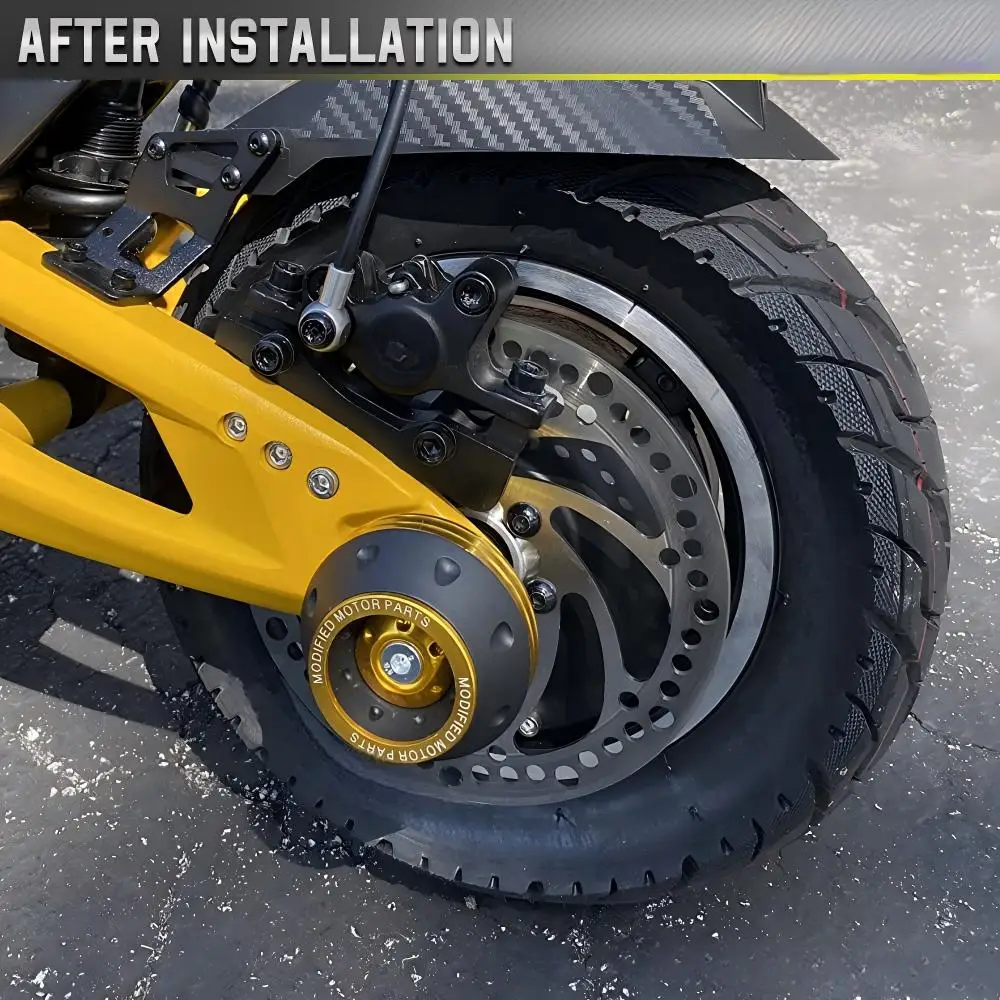 

2 шт. универсальные защитные накладки для мотоциклетных колес, противоударные протекторы для мотоциклов, защитные слайдеры для передней вилки из сплава для мотокросса