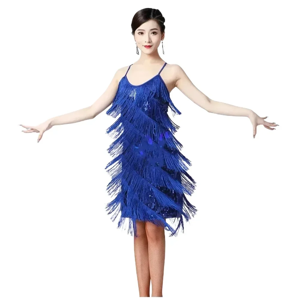 

Latin Dance Dress Tassel Party Hotsweet Elegant Dance Wear Stage Dance Clothes Women Clothing Dress for Women Clothes
