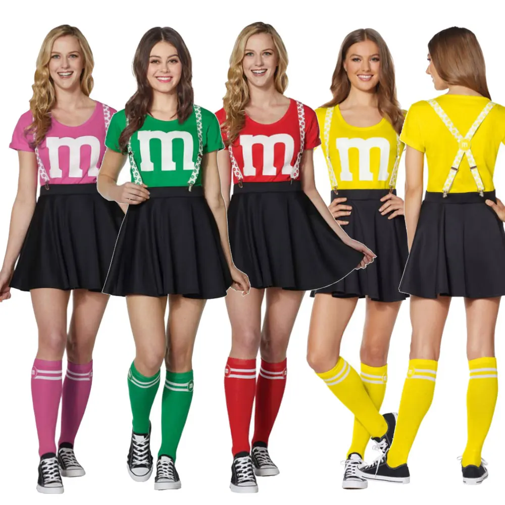 

Adult Football Baby Cheerleader Costume High School Girl Cosplay Uniform M Aerobics Dance Cheerleading Costumes Set