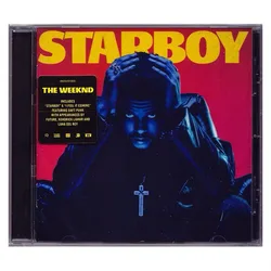 New R&B The Weeknd Music CD Starboy Album CD Cosplay Compact Disc Walkman Car Play Songs Soundtracks Box Collection Prop Gifts