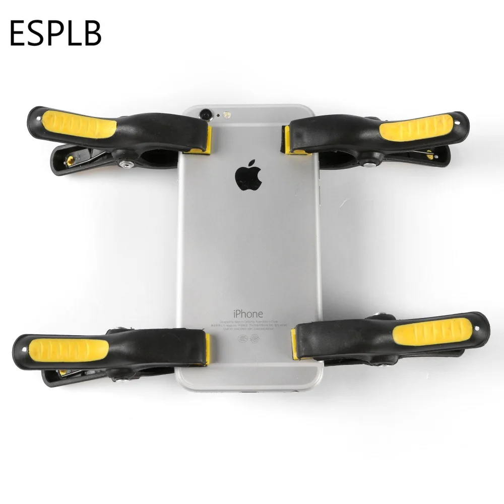 ESPLB 4 sztuk plastikowe klipsy oprawa uniwersalny telefon/ekran LCD tabletu mocujący zacisk narzędzia dla iPhone Samsung iPad zestaw narzędzi do naprawy — zdjęcie 2