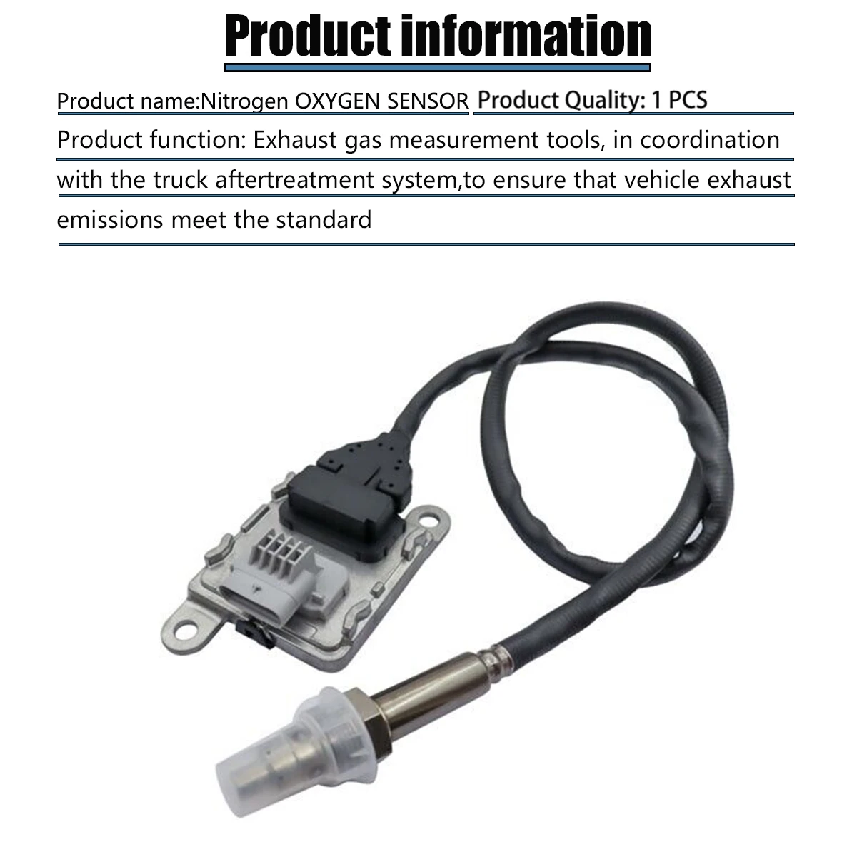 227905444R New Nitrogen Oxide Nox Sensor For Opel VauxhallLUMRO 5WK96748 2279000Q0B 93457718 227905433R SNS1015 A3C01434100-02