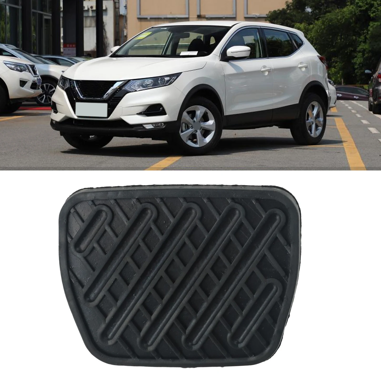 

Enhanced Driving Experience with Rubber Brake Pedal Pad Cover for Nissan For Altima For Maxima Improved Grip 46531EG01A