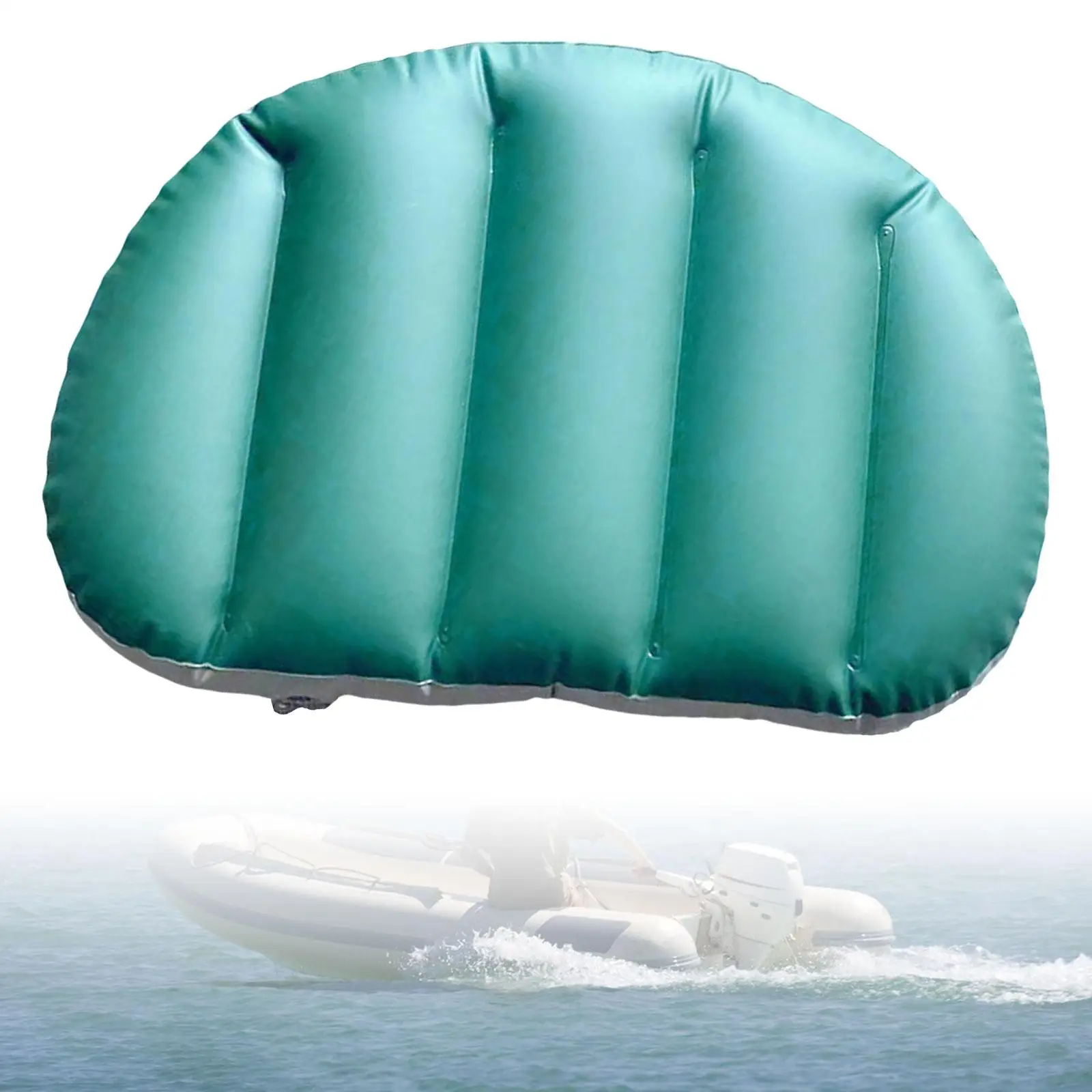 Tragbares ultraleichtes aufblasbares PVC aufblasbares Sitz luftkissen aufblasbares Kajaks itz Boot Sitzpolster zum Driften von Camping im Freien