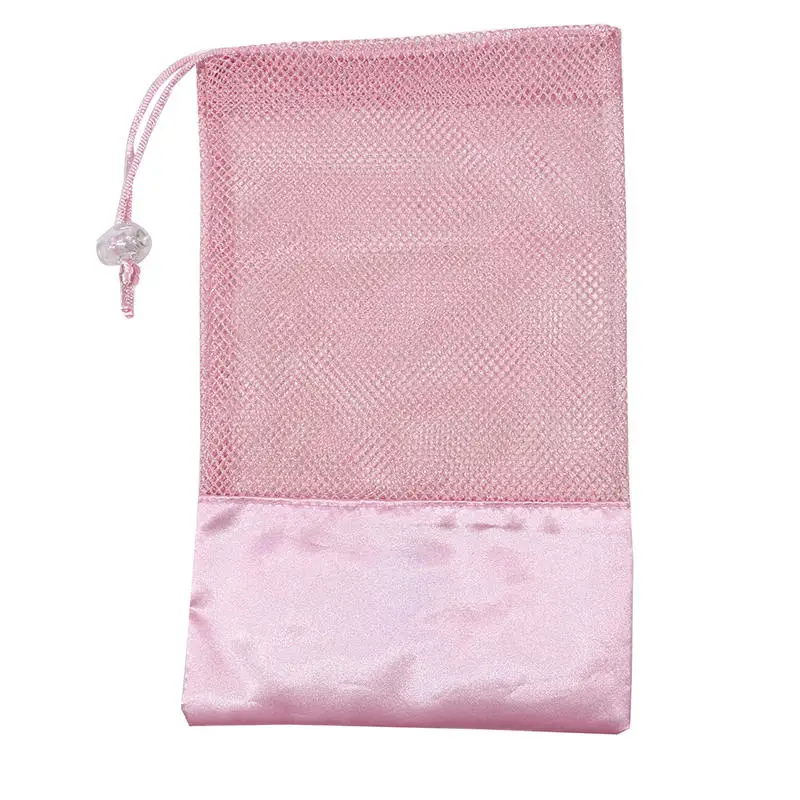 Black Pink Dance Shoe Storage Bags Ballet Shoe Storage Mesh Bags Breathable And Portable Drawstring Storage Bag