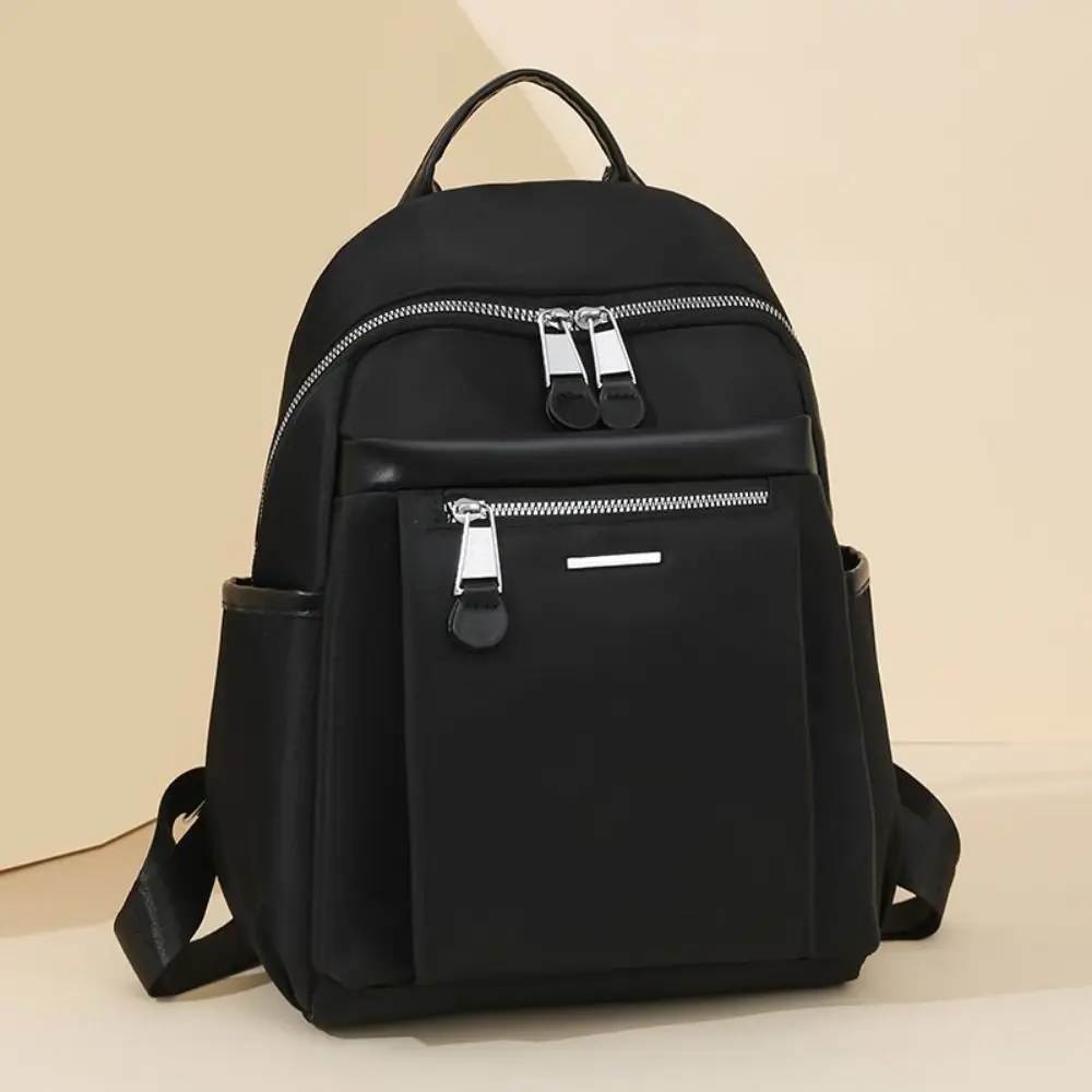

Waterproof Nylon Shoulder Bag Simple Travel Girl's Retro Backpack New Design Large Capacity College Students School Bags Outdoor