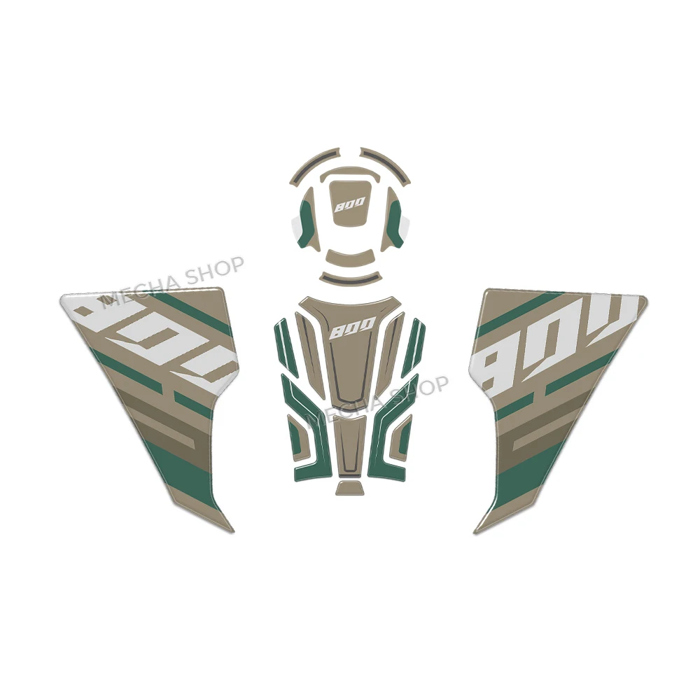 For CF moto 800mt 800 MT 2022 2023 2024 2025 800MT Fuel Tank Pad stiker Protection Decal