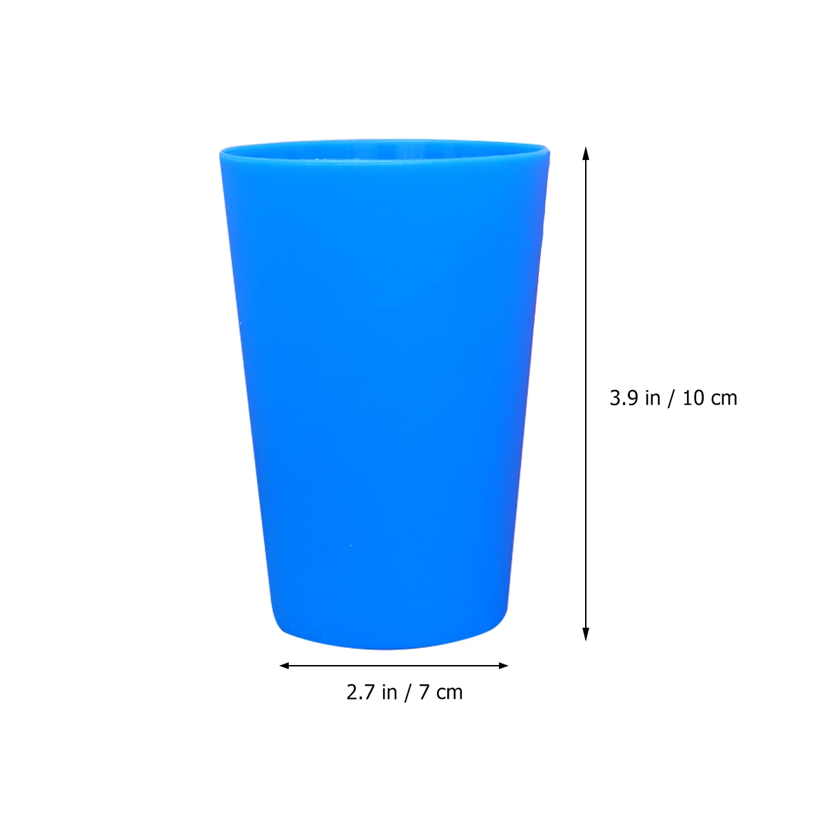 

12pcs Plastic Party Cups Reusable Stackable Colorful Beverage Cups Water Beer Home Restaurant Outdoor