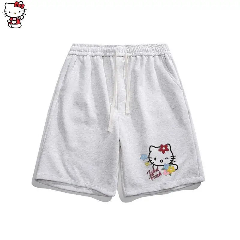 サンリオかわいいショーツハローキティ夏かわいいビーチパンツスポーツルーズカジュアル快適な通気性漫画ハイエンドギフト