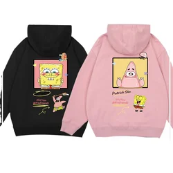 Early Spring SpongeBob SquarePants Sweater Loose Lazy Patrick Star Hoodie Couple Hoodies Womens Cartoon Comfortable  Sweatshirt