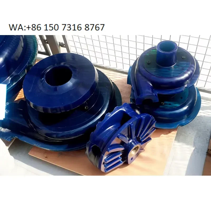 Naipu OEM Vortex Closed Corrosive & Abrasive Resistant Polyurethane Slurry Pump Impellers