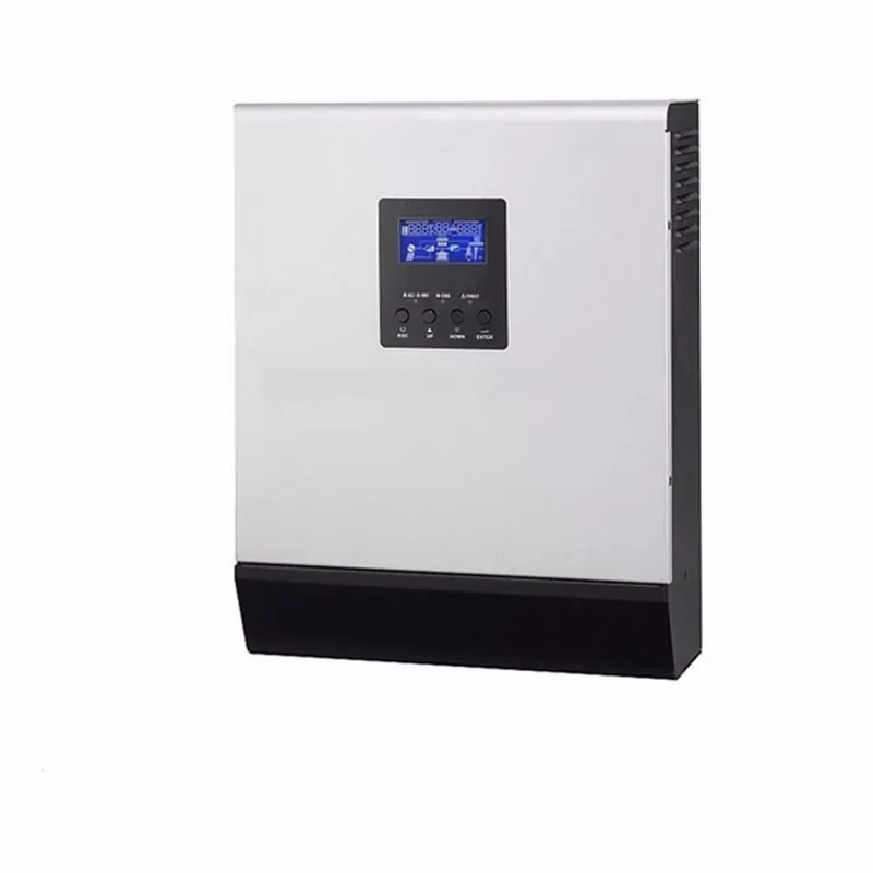 3kVA 3kW 3000W 24Vdc 230Vac With 50A PWM Controller Hybrid Solar Inverter Wall Mountable