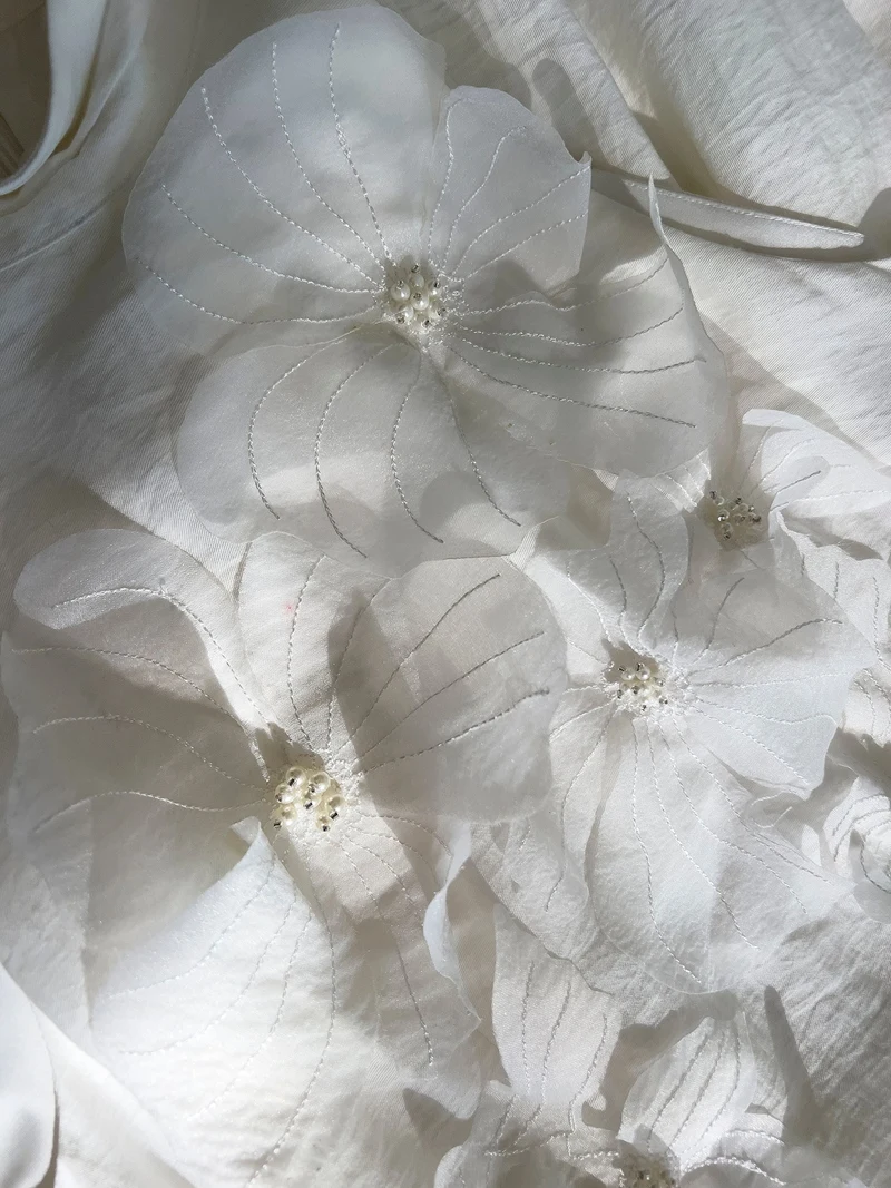 

Ele White Dres Swee Nelace 3D с цветочным узором, изысканное свадебное платье, утреннее пальто, вечернее платье...