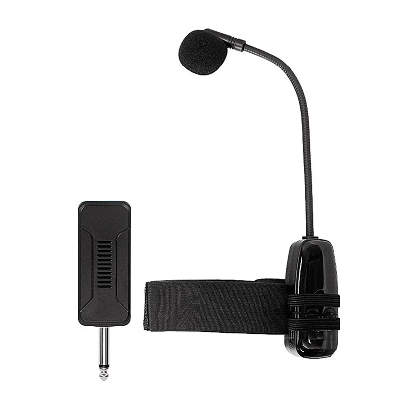 AS98-Wireless Pickup For Erhu 1-To-2 Performance Professional Amplifier High Fidelity Instrument Wireless Microphone Clip, Durab