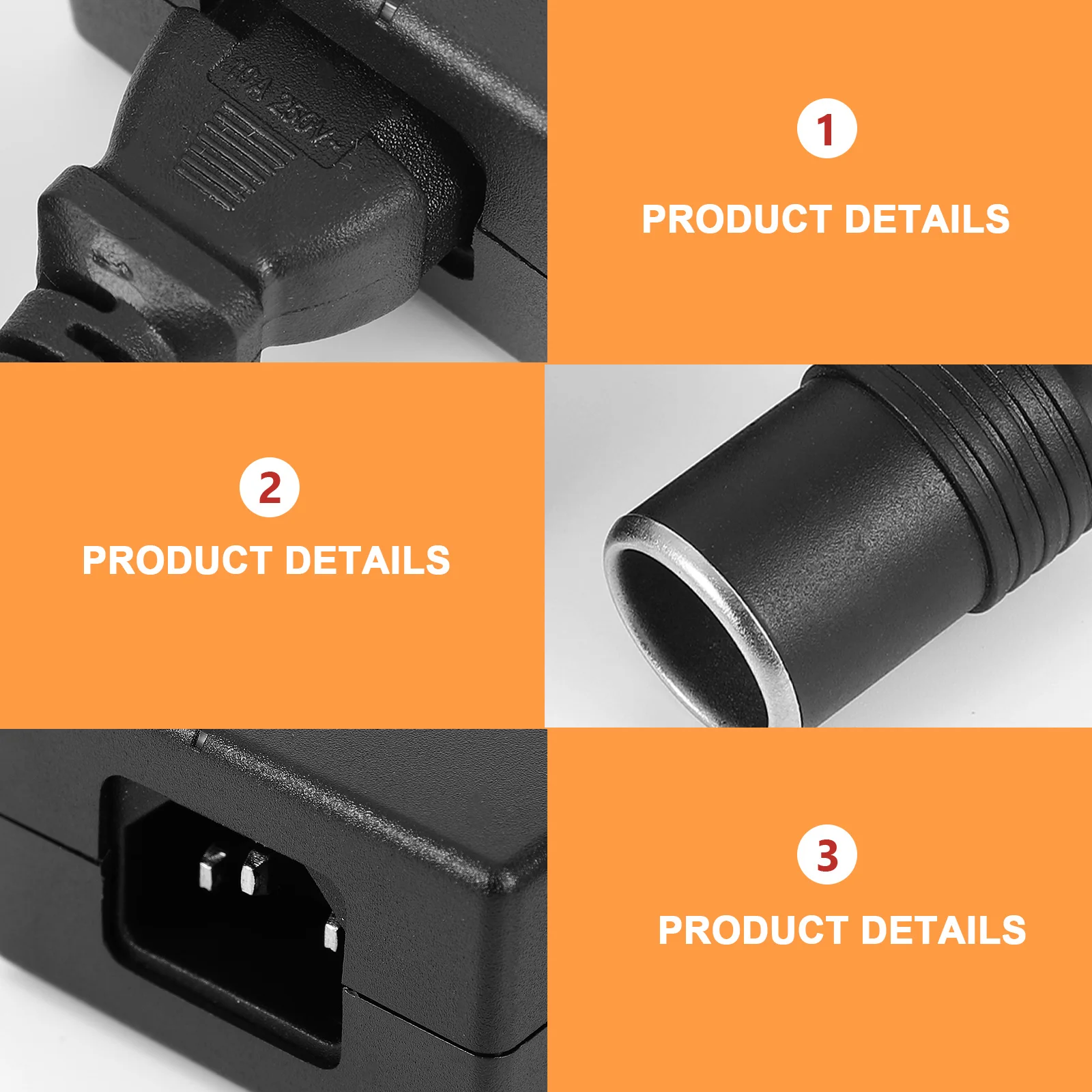 

Power Converter Car Supply Adapter Vehicle Inverter Cigarette Lighter Household Durable Plastic Copper Safe Energy Saving Full