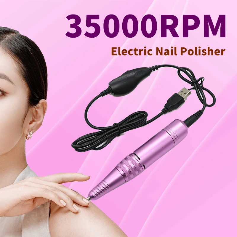 Ddq206 elektrische Maniküre Maschine USB Nagel bohrer für Acryl Nagel Gel politur profession elle E-Datei Fräsen Nagel feilen Salon Werkzeug