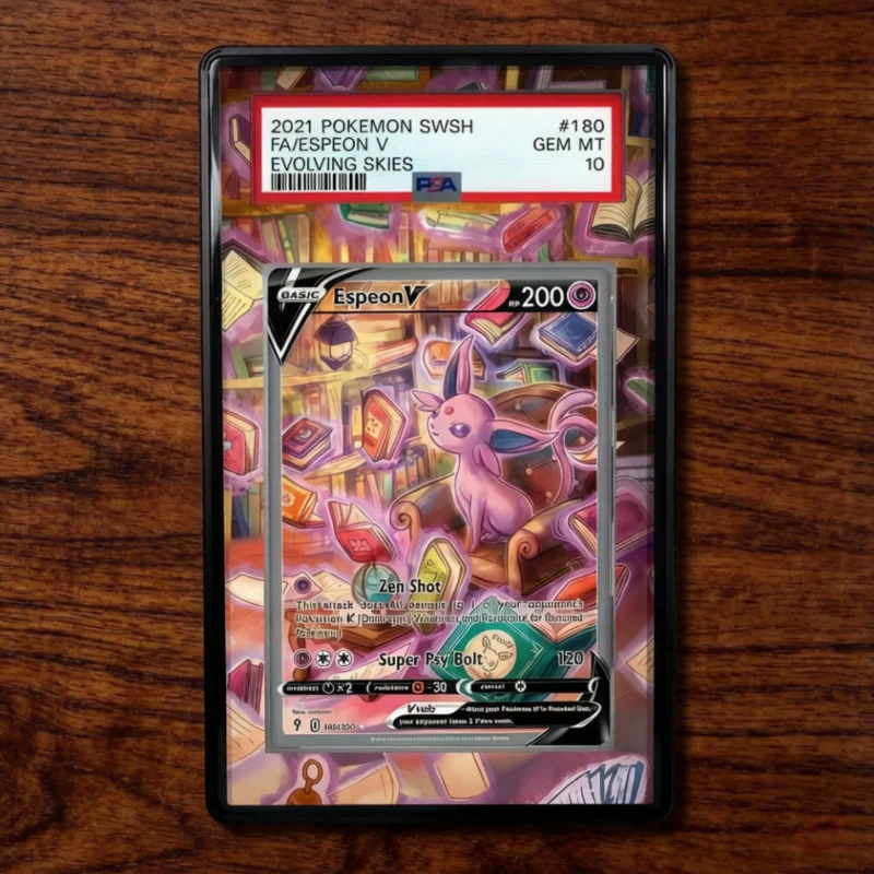 

Anime Art Display for Pokemon Flareon Espeon Anime Game Expand Art Gifts Acrylic Protective Case Keychain Evaluation Level Toys