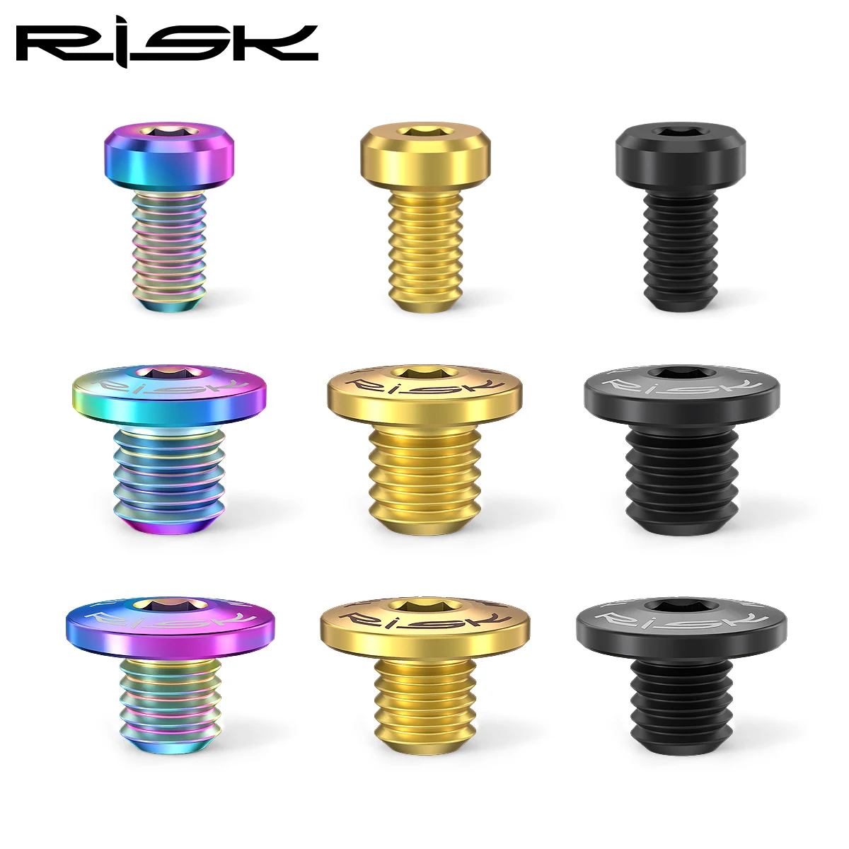 RISK A Whole/Separate Oil Cylinder Lid Bolts for Bike Brake Lever Titanium Disc Fixed Screw Bicycle Hydraulic Brake Bolt