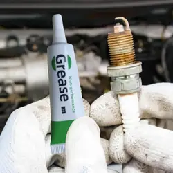 10Pcs Spark Plug High Voltage Insulating Grease Ignition Coil Silicone Grease Corrosion Resistance Oxidation Dielectric Grease
