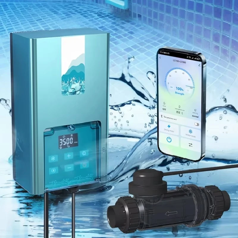 Fabricante WiFi APP Control OEM ODM Electrolyseur Au Sel Clorador Salino De Sal Piscina Filtro Clorador De Sal