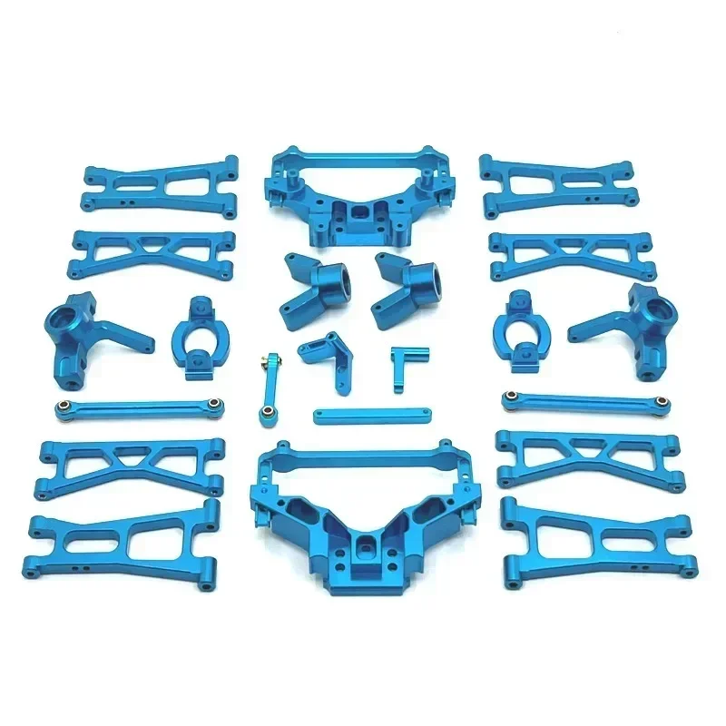

Metal Swing Arm Steering Cup Hub Carrier Shock Tower Set for HS 14321 14322 14421 14431 C8802 1/14 RC Car Upgrade Parts