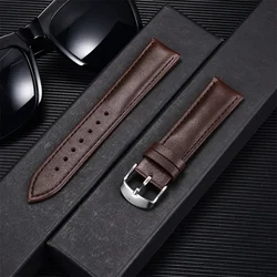 Calfskin Watchbands Replacement Watch Accessories Comfortable Men Women Wristwatch Band 14mm 16mm 18mm 20mm 22mm Watches Straps