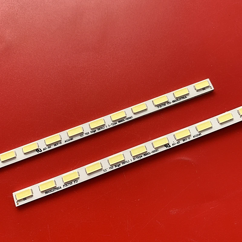 2 Stuks/partij Nieuwe 55LM6200 55E600Y LC550EUN Led Strip 6922L-0003A 6922L-0004A 6920L-0001C 6916L0781A 6916L0782A 689Mm 66Leds