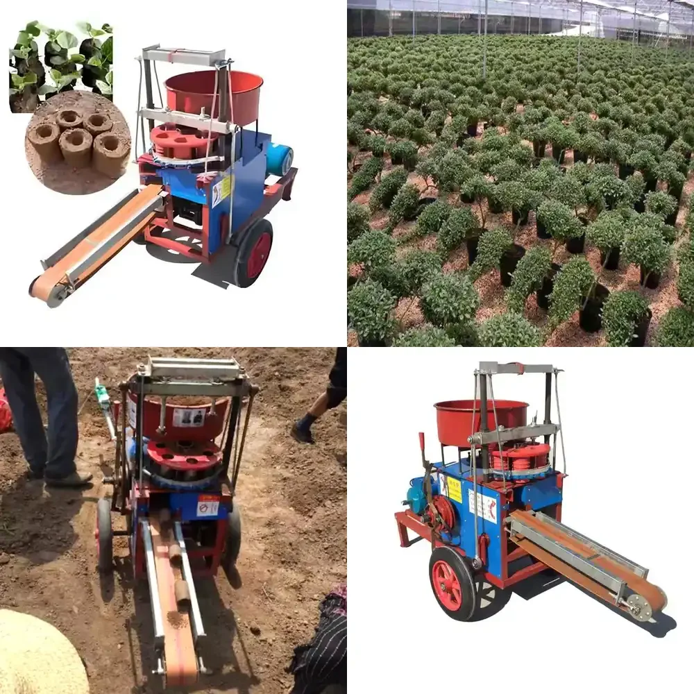 

12.5 Hot sell Factory Nutrient Soil Filling Machine for Flowers and Plants Nutrient Pots Flower Pots Vegetable Seedlings Soil