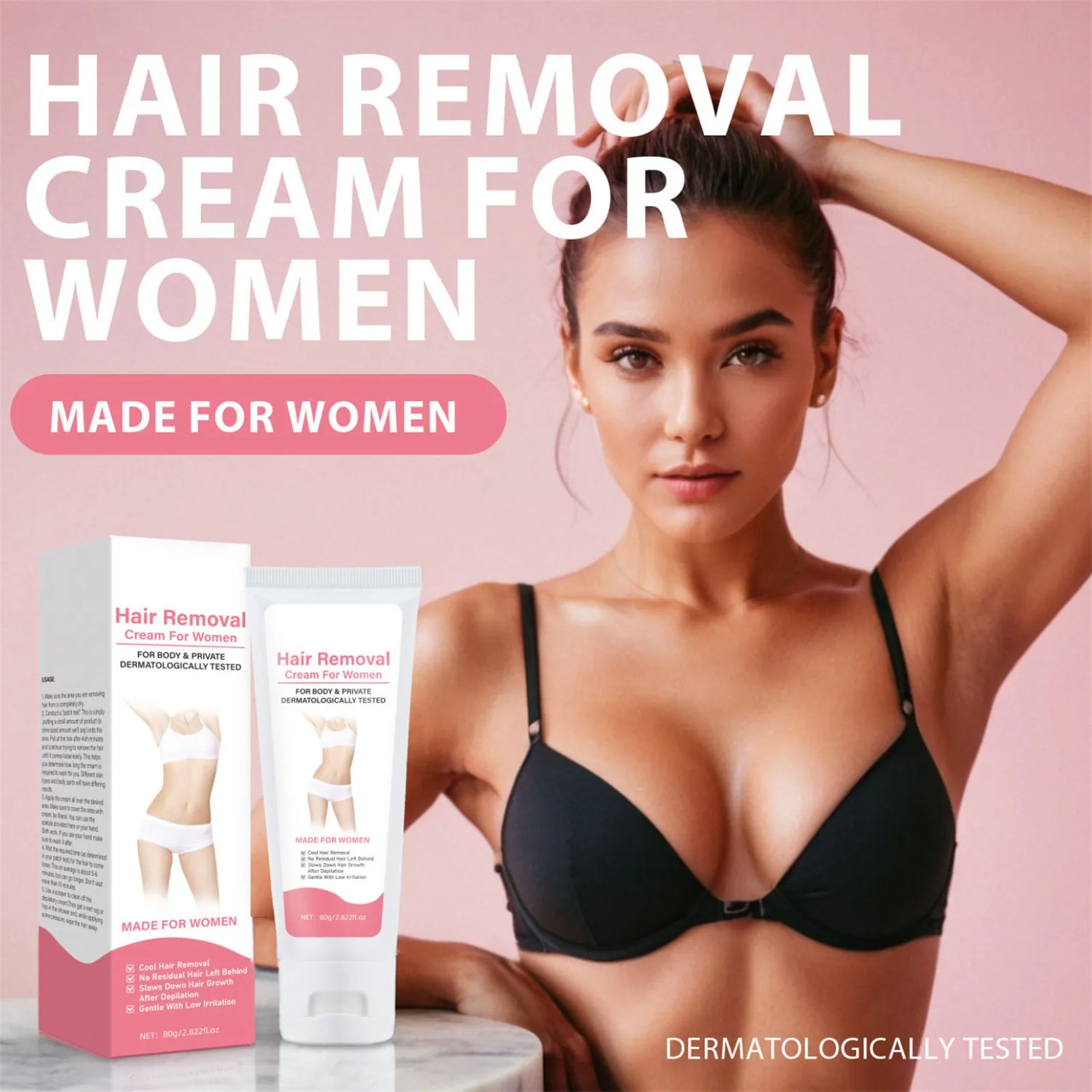 

Painless Hair Removal Underarm Private Facial Body Leg Hair Remove Cream Skin Care Powerful Beauty Hair Removal For Men Women